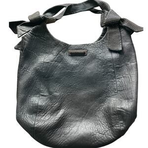 Anya Hindmarch Black Studded Hobo